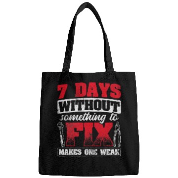 Discover Without Something To Fix Carpenter Woodworker Handyman Bags