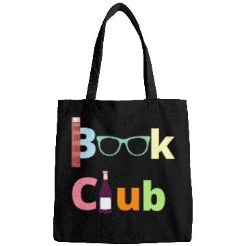 Discover Book Club Gift for Readers Reading Book Lover Author Wines Bags