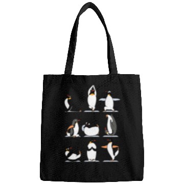 Discover Penguin Yoga Funny Bags