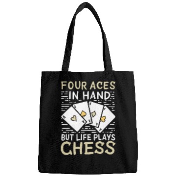 Discover funny Pokers casino saying philosophy Bags