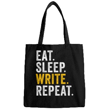 Discover Eat Sleep Write Repeat Creative Writing Routine Storyteller Bags