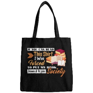 Discover Put My Book Down Rejoin Society Funny Reader Book Lover Bags
