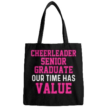 Discover Cheerleader Cheerleading Cheering Time Senior Graduation Bags
