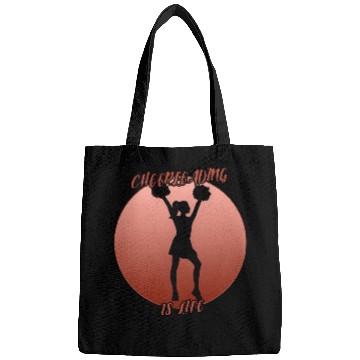 Discover Cheerleading Shadow in a Red Circle Bags