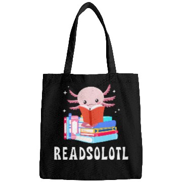 Discover Readsolotl Axolotls Reading Fish Lizard Book 1 Bags