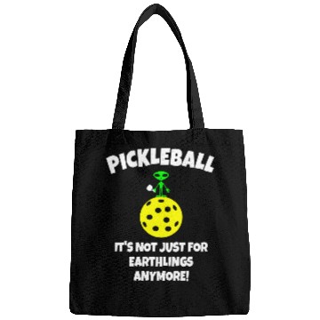Discover Space Alien Funny Pickleball Planet Bags