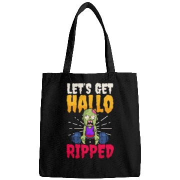 Discover Get Hallo Ripped Design Halloween Weightlifting Bags