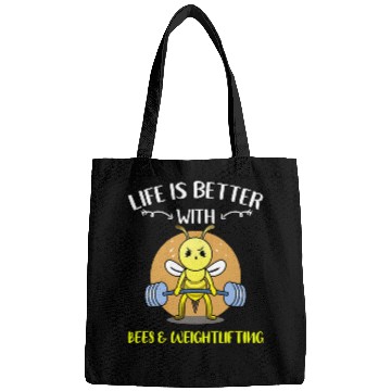 Discover Life Is Better With Bees Weightlifting Bags
