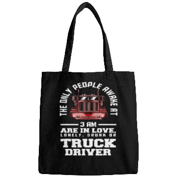 Discover Funny Truck Driver Job Logistics Professional Trucker Bags