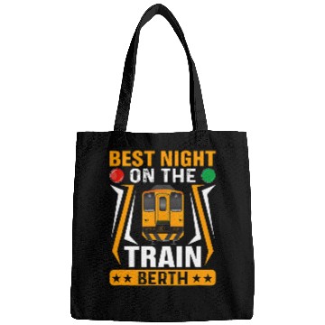 Discover bestss Night On Train Berth Trains Engineer Railroad Graphic Bags