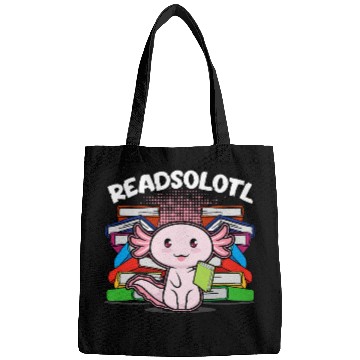Discover Readsolotl Axolotls Reading Book Lizard Bags