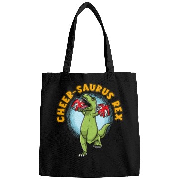 Discover CheerSaurus Rexs TRexs Dinosaur Cheerleading Cheerleader Bags