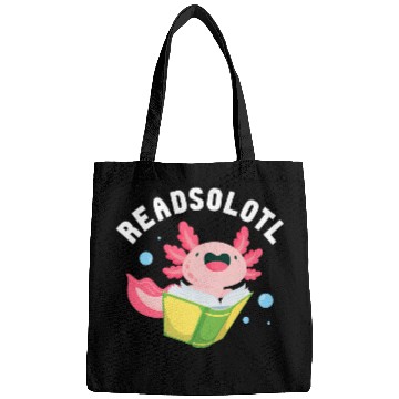 Discover Readsolotl Axolotls Reading Fish Lizard Book 3 Bags
