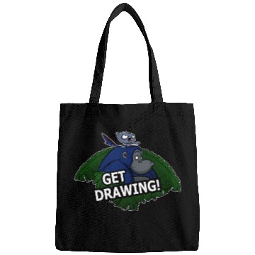 Discover get drawing gorilla and cat design Bags