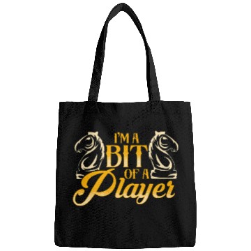 Discover Chess funny chess player gift chess board man woman Bags