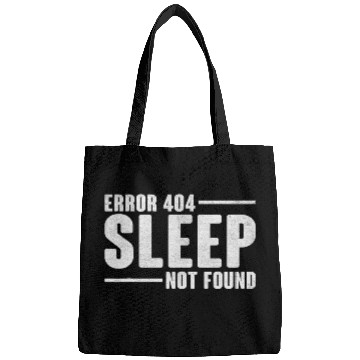 Discover Error Sleep Not Found Computer Programming Programmer Coding Bags