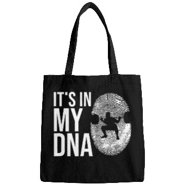 Discover Gym In My DNA Weightlifting Funny Quote Workout Exercise Bags