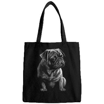 Discover Pug Drawing Bags
