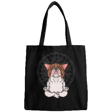 Discover Pug Mandala Funny Spiritual Meditation awareness Chakra Bags
