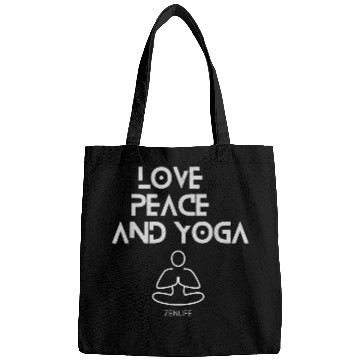 Discover Love Peace and Yoga Bags