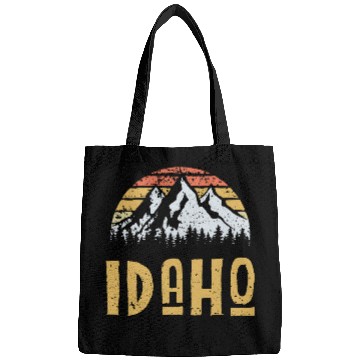 Discover Vintage Retro Id Idaho Us Mountain State Bags