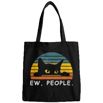 Discover Black Cat Bags Funny Ew People Cat Lovers Bags