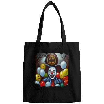 Discover Creepy Smiling Evil Clown Bags