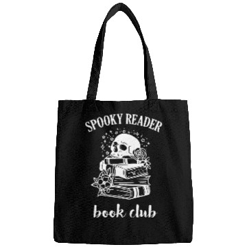 Discover Spooky reader book club Bags