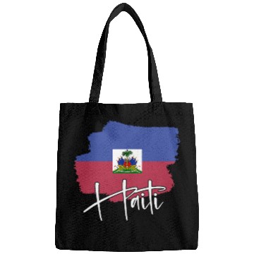 Discover Haiti haitian caribbean Hispaniola traveling souvenir nation Bags