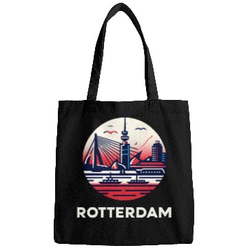 Discover Rotterdam Skyline A Modern City s Artistic View Bags
