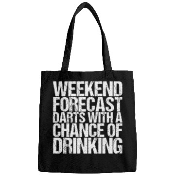 Discover Dart Funny Weekend Darts Drinking Gift Darts Player 1 Bags