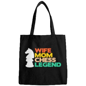 Discover Wife Mom Chess Legend Board Game Player Mother Bags