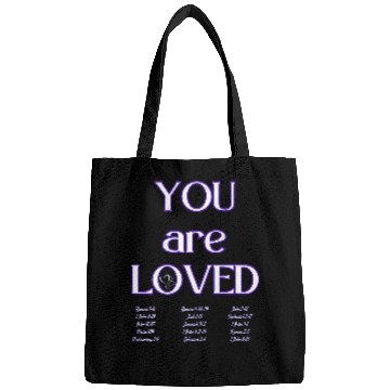 Discover You Are Loved Positive Bible Scripture Verse Christian Bags