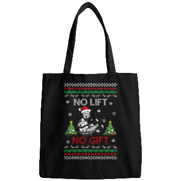 Discover No Lifts No Gifts Ugly Christmas Workout Powerlifting Gym Bags