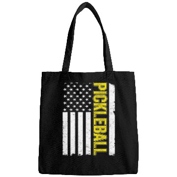 Discover American Flag US Pickleball Funny Pickleball Bags