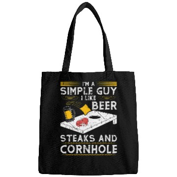 Discover Mens Cornhole Beer Steaks Cornhole Funny Men Bags