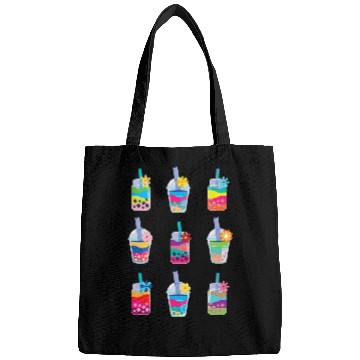 Discover Bubble Milk Tea Lover Gift for Kawaii and Boba Tea Lovers Bags