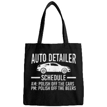 Discover Auto Detailer Schedule Beer drinking Auto Detailing Bags