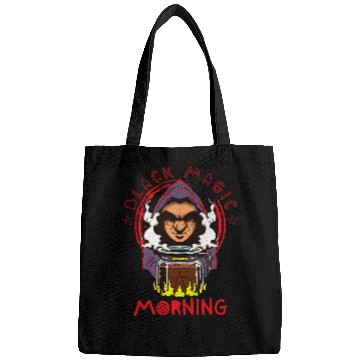 Discover Funny Black Magic Morning Brew For Mom Coffee Lover Bags
