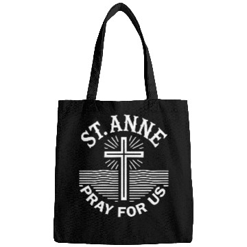 Discover St. Anne Pray for Us Catholic Saint Bags