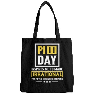 Discover Funny Pi Day Bags Math Bags Pi Day 3 14 Irrational