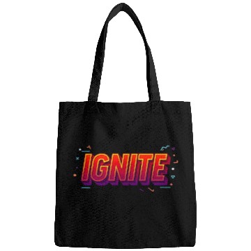 Discover IGNITE Bold Retro Typography Graphic Bags