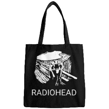 Discover Scared in White Radiohead Bags