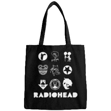 Discover Radiohead White Icon Bags