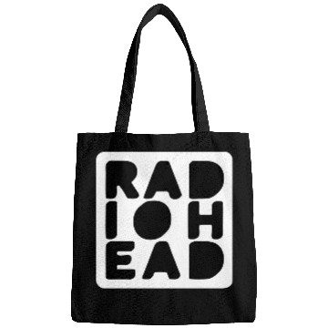 Discover Radiohead Solid White Bags