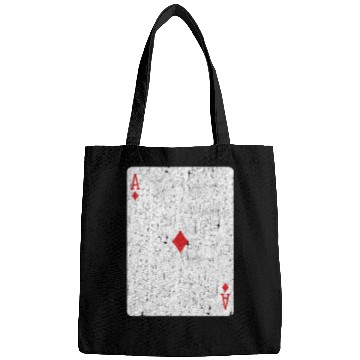 Discover ace of diamonds playing card Bags