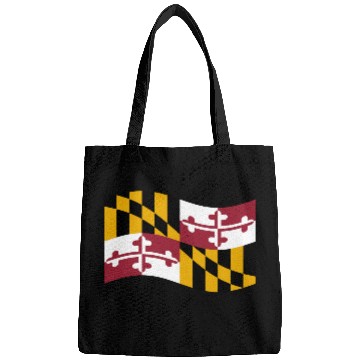 Discover Waving Maryland Flag Bags