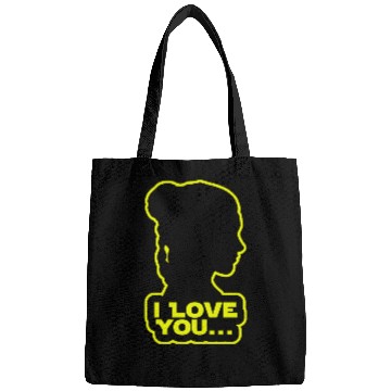 Discover I love you, Princess Leia Bags