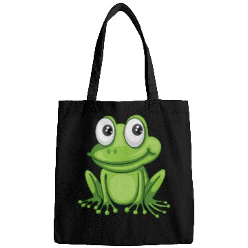 Discover Smiling Cartoon Frog Bags