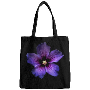 Discover blue hibiscus Bags